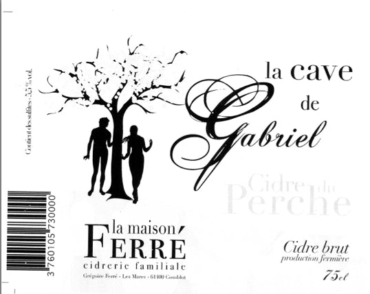 La Maison Ferre Cidre Brut "La Cave de Gabriel" (750ml)