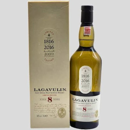 Lagavulin 200 Year Anniversary Limited Edition 8 Year Old Single Malt Scotch Whisky (750ml)