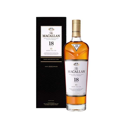 Macallan Single Malt 18 Year Old Sherry Oak Cask - 2023 (750ml)