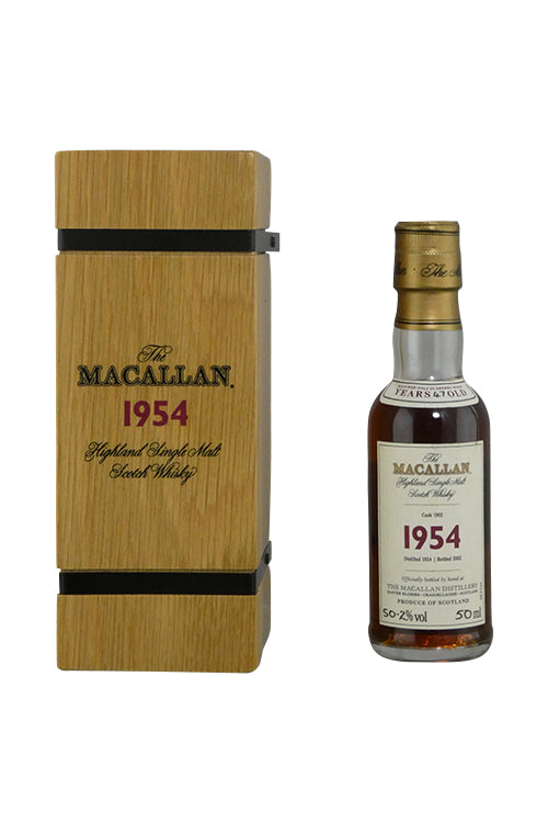 Macallan 47 Year Old 1954 - Fine & Rare Minature (50ml)