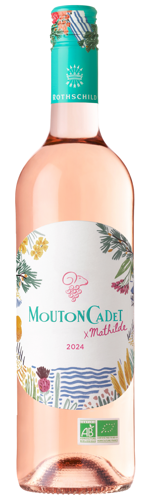 Mouton Cadet Rosé x Mathilde - 2023 (375ml)