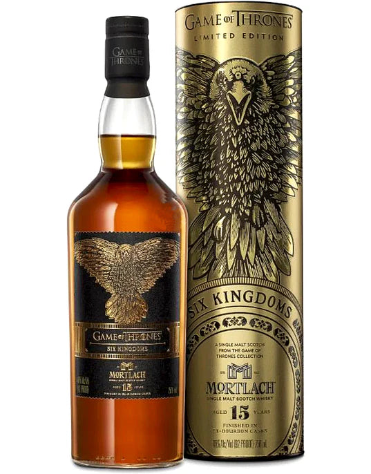 Mortlach Game of Thrones 'Six Kingdoms' 15 Year Old Single Malt Scotch Whisky  (750ml)