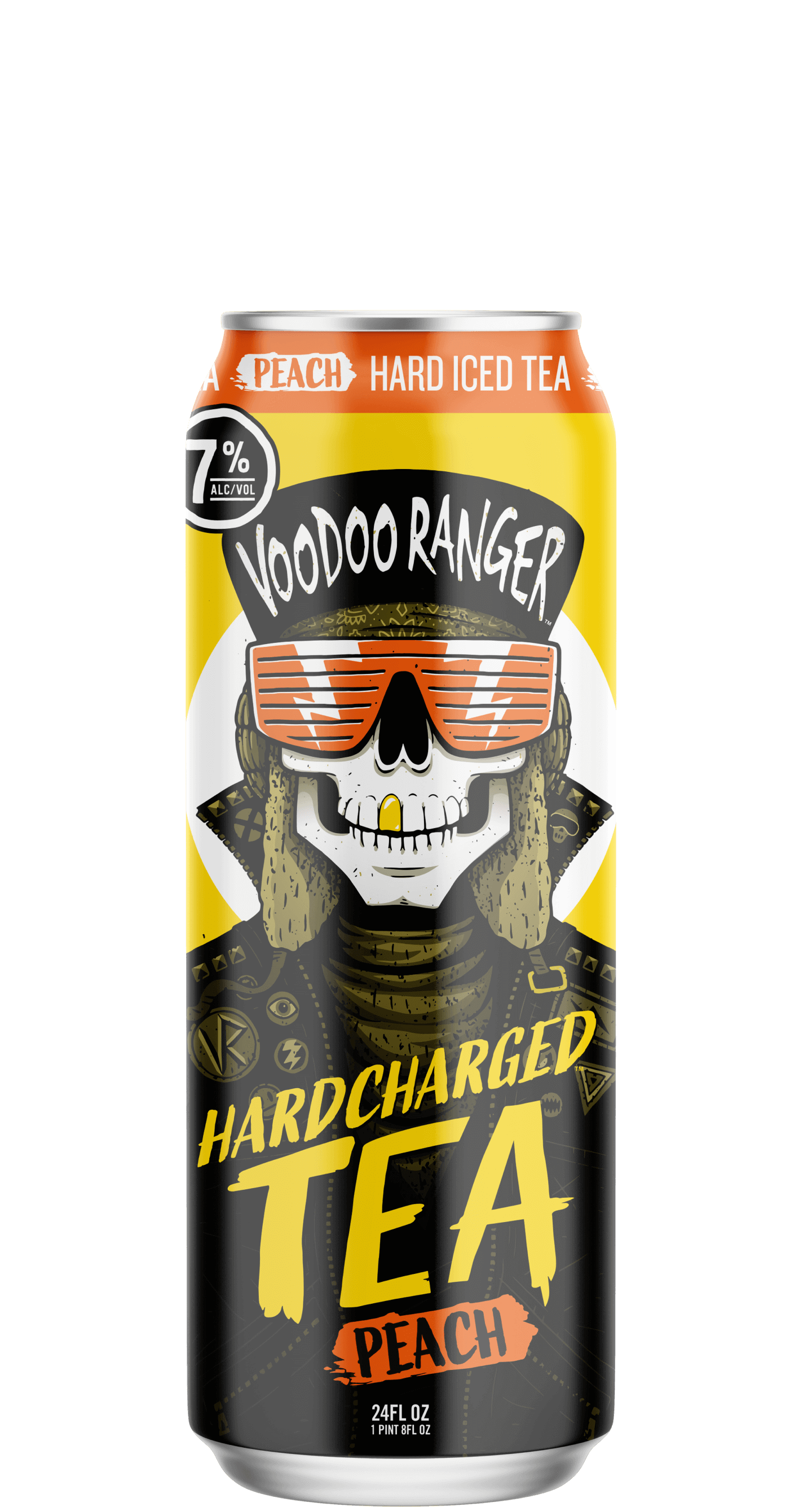 New Belgium Voodoo Ranger Hardcharged Peach Tea(19.2oz Can) – Cellar.com