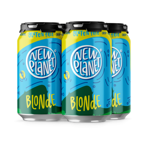 New Planet Gluten Free Blonde Ale(12oz 4pk Can)