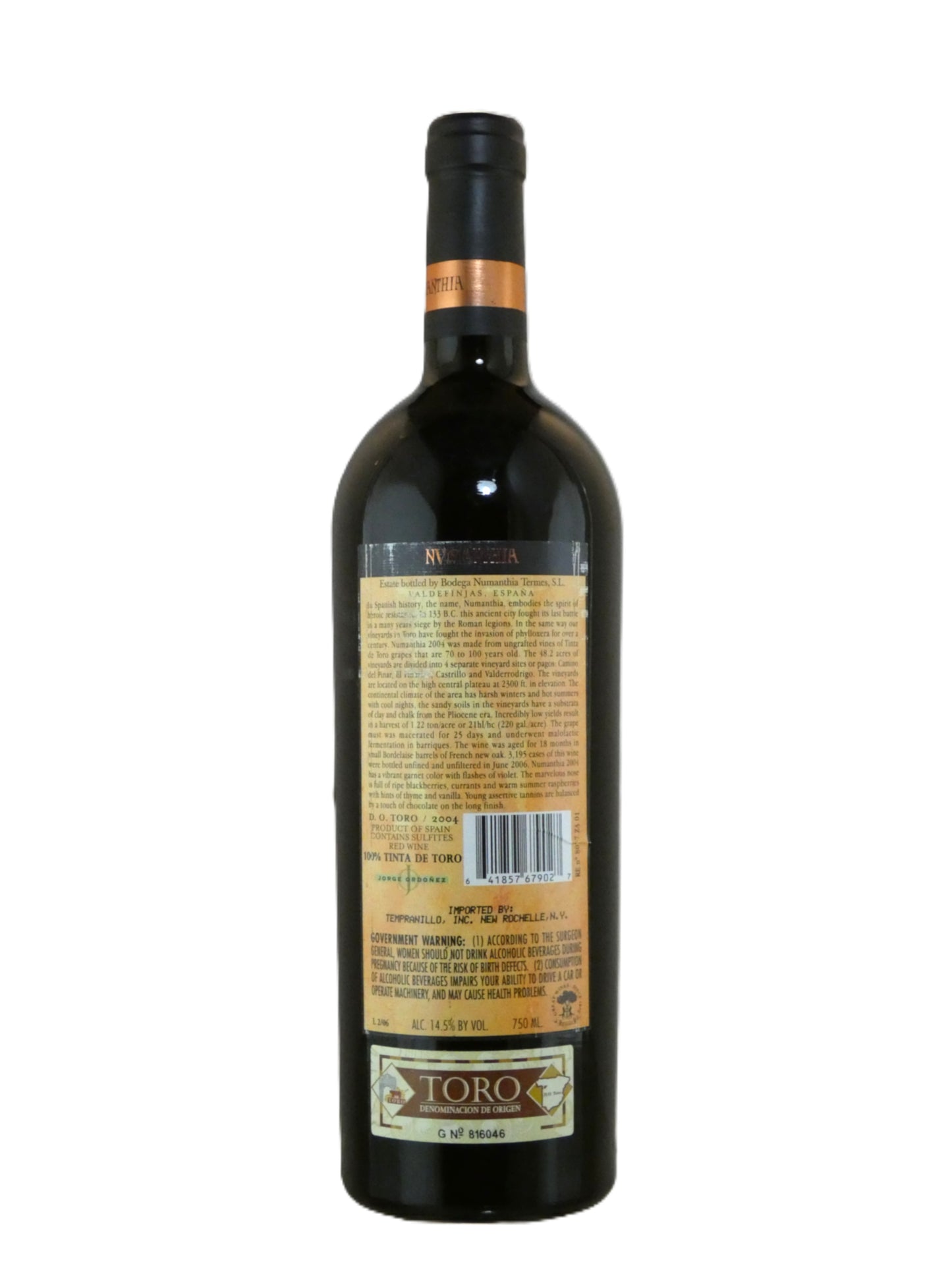 Numanthia Toro - 2004 (750ml)