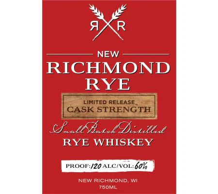 45th Parallel New Richmond Limited Release Cask Strength Rye Whiskey (750 ml)
