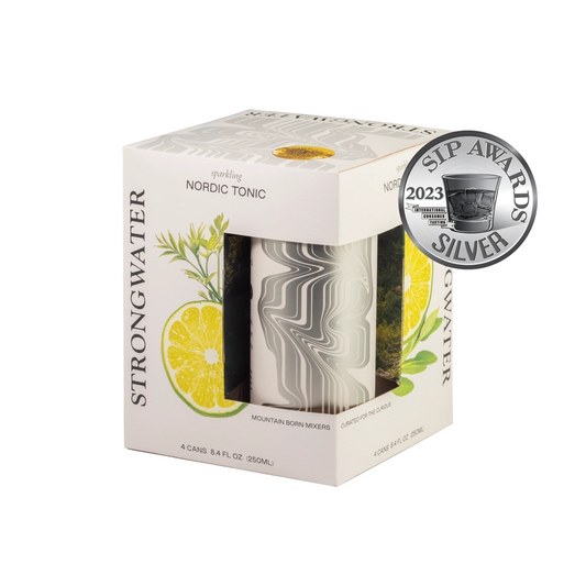 Strongwater Nordic Tonic Water (250ml can 4 Pk)