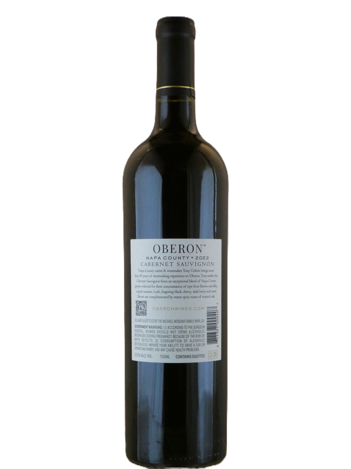 Oberon Cabernet Sauvignon Napa Valley - 2022 (750ml)