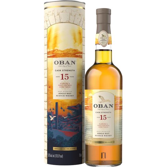Oban Cask Strength 15 Year Old Single Malt Scotch Whisky (750ml)