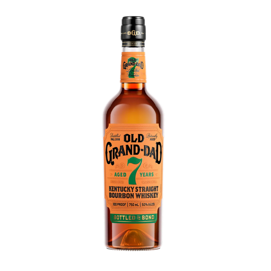 Old Grand-Dad 7 Year Bottled-in-Bond High Rye Bourbon Whiskey (750ml)