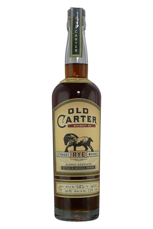 Old Carter Rye Whiskey Batch 14 (750ml) 123.0