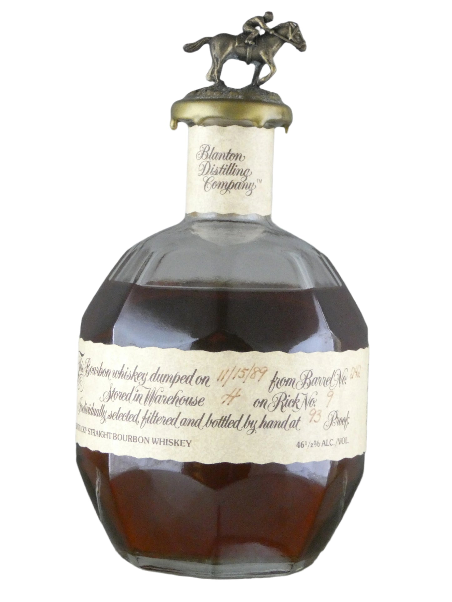 Blanton’s Single Barrel Bourbon Whiskey 11-15-89 (750ml)