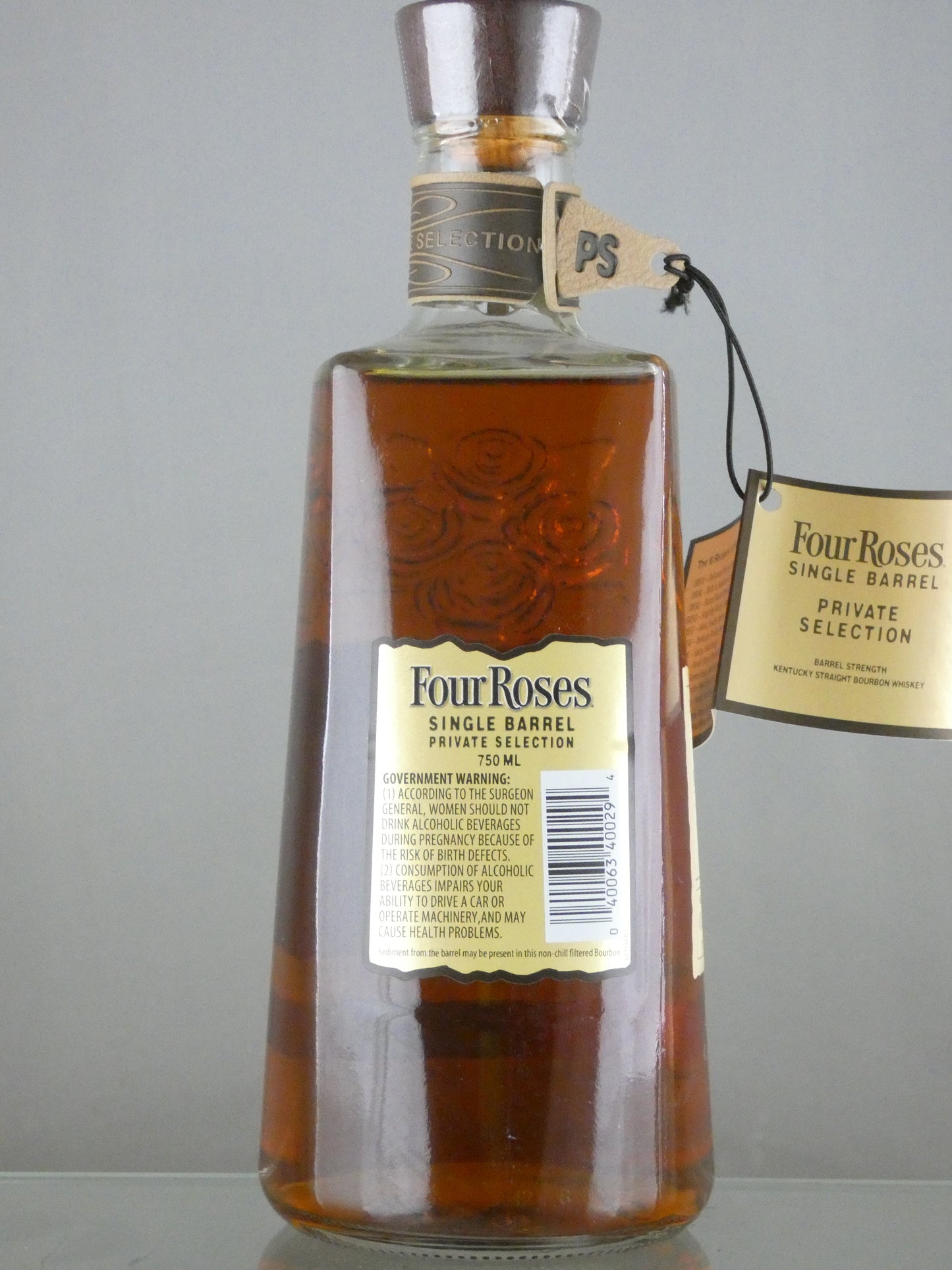 Four Roses Single Barrel Cask Strength (9Year 10month OESQ Bounty Hunter 55.3%) (750ml)