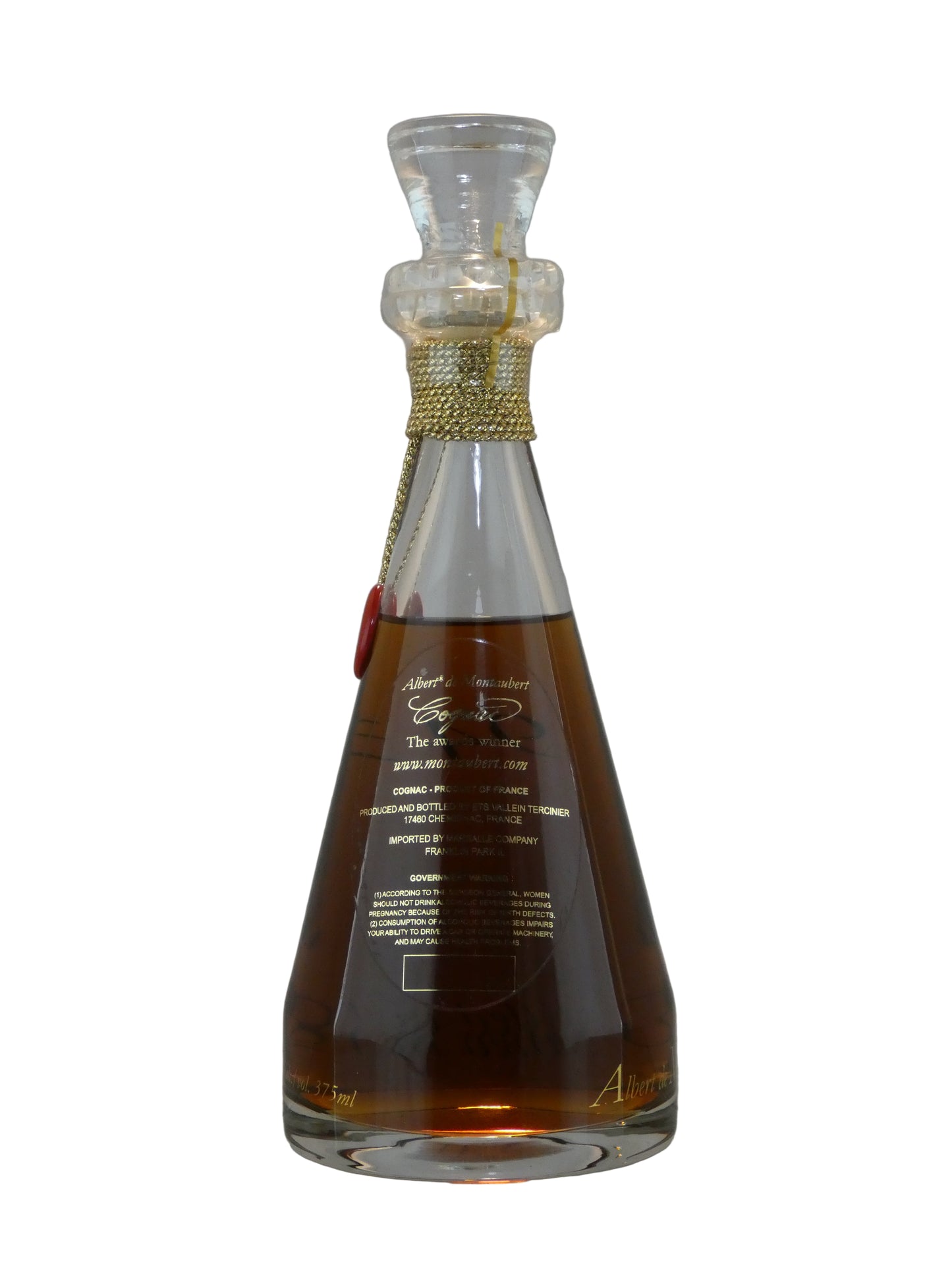 Albert de Montaubert et Fils X.O. Imperial Cognac- 1943 (Bottled 2013) (375ml) (Marsalee Company)