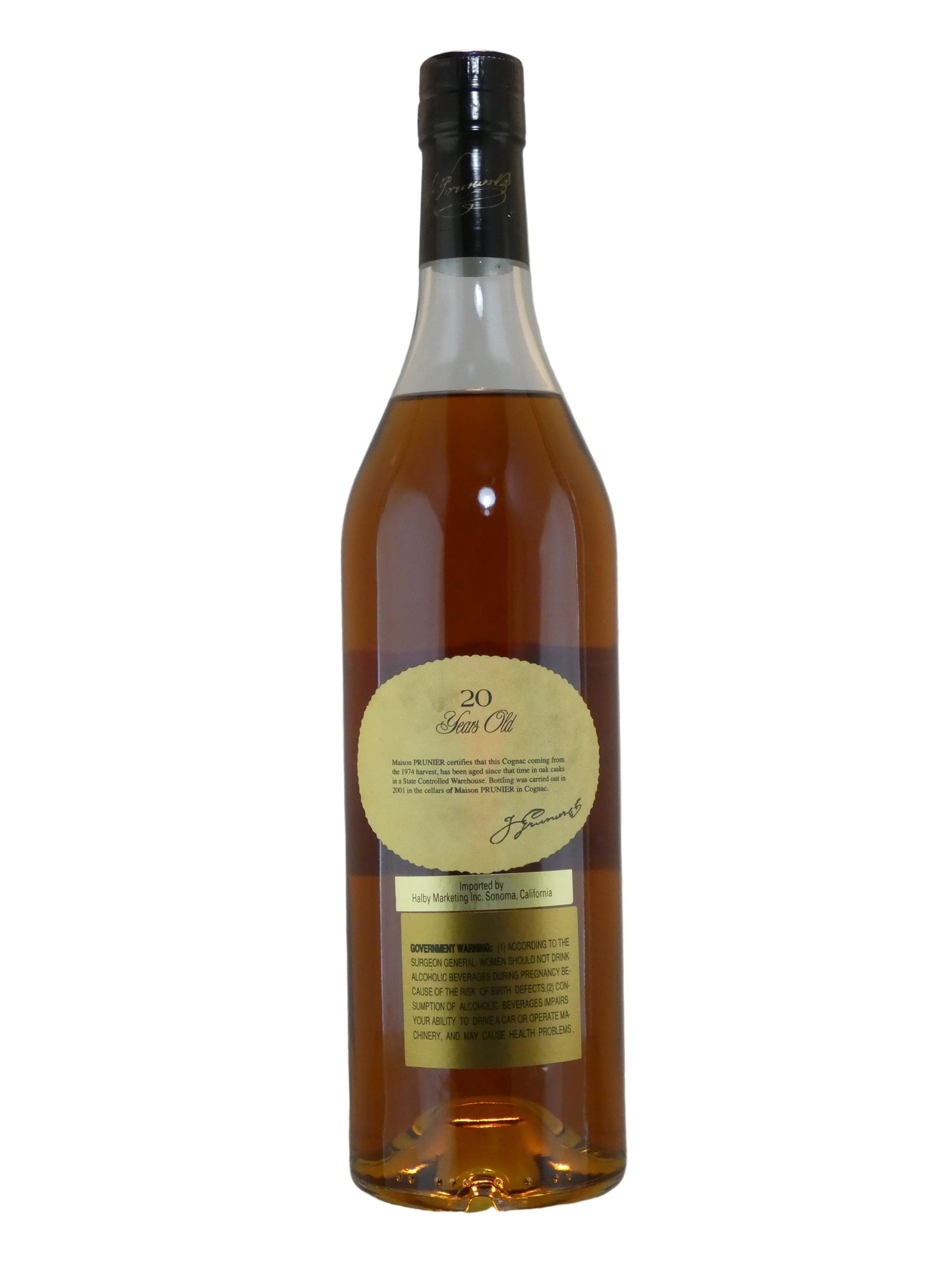 Prunier 20 Year Old Fins Bois Cognac (750ml)