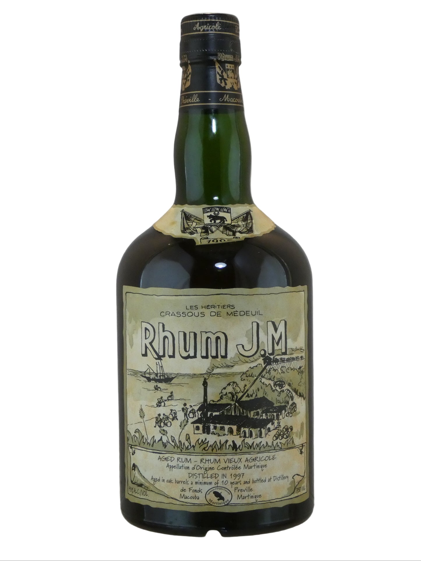 Rhum J.M Millesime Rhum Vieux 10 Year- 1997 (750ml)