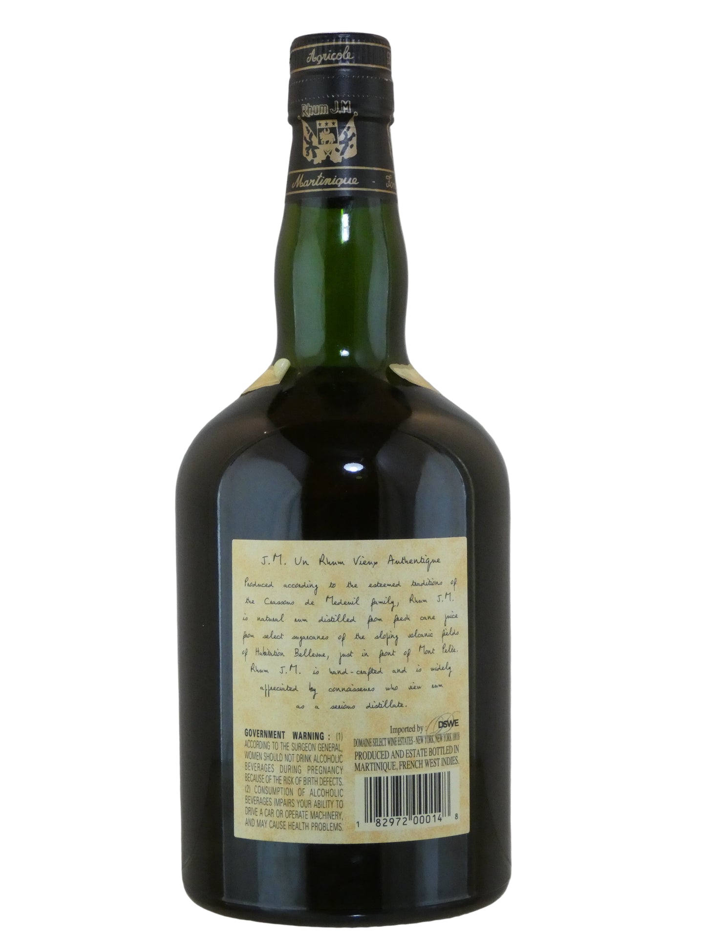Rhum J.M Millesime Rhum Vieux 10 Year- 1997 (750ml)