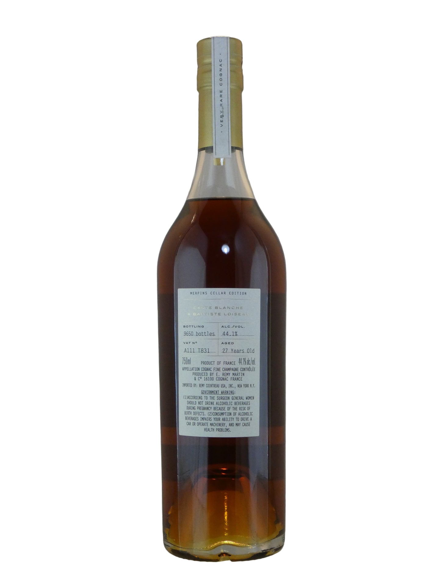 Remy Martin 'Carte Blanche a Baptiste Loiseau' Merpins Cellar Edition Fine Champagne Cognac (750ml)