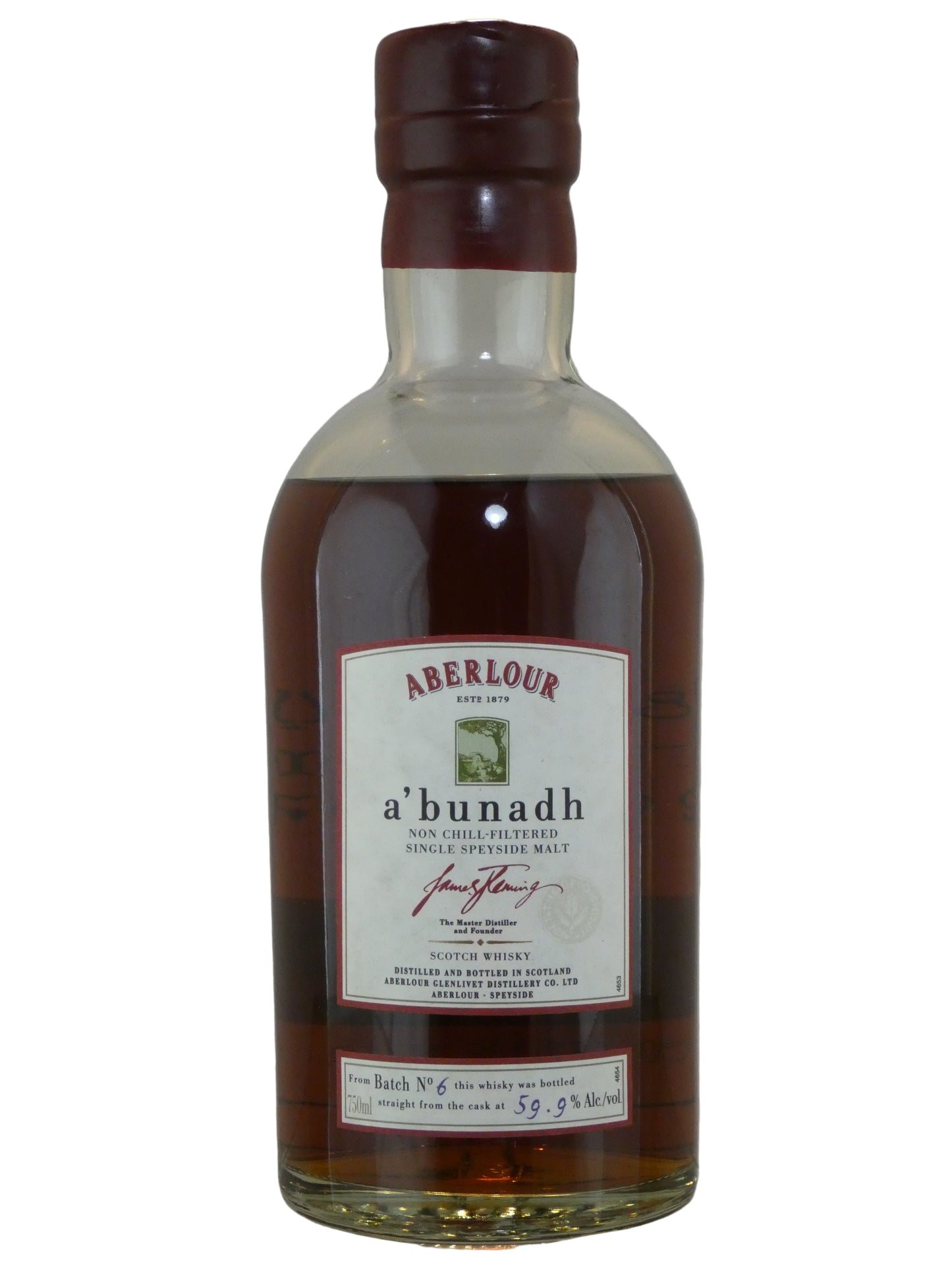 Aberlour a'Bunadh Cask Strength Single Malt Scotch Whisky Batch #6 (700ml) (Austin Nicholes)