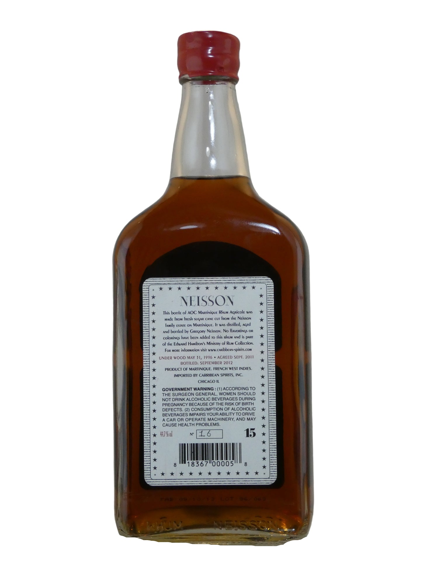 Neisson Rhum Old & Rare 15 Year (1L)