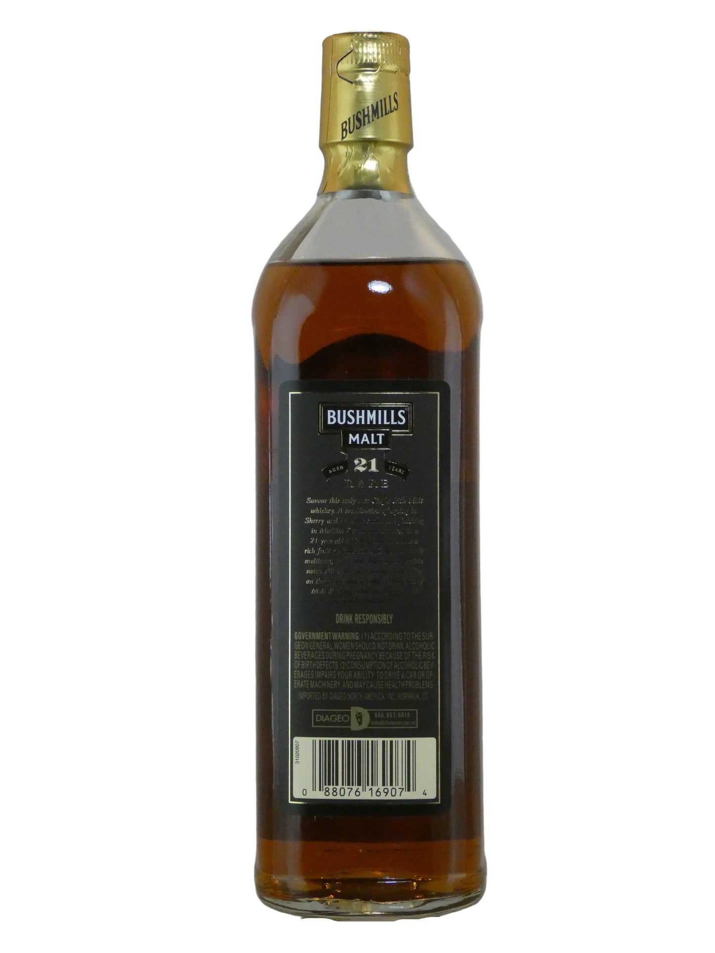 Bushmills 21 Year "Rare" Old Single Malt Irish Whiskey 2007 (750ml) (Diageo)