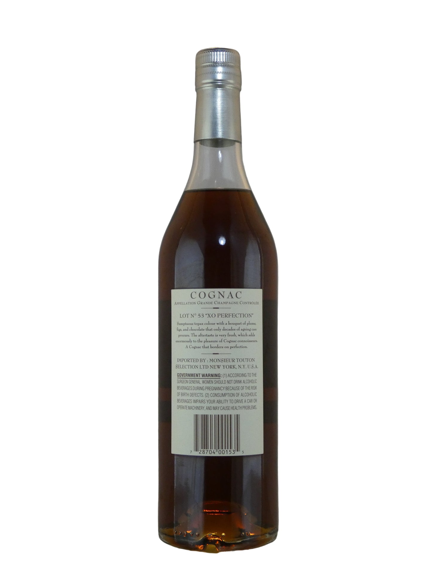 Tesseron Lot No. 53 X.O. Perfection Cognac Grande Champagne (box w/2 glasses) (750ml)