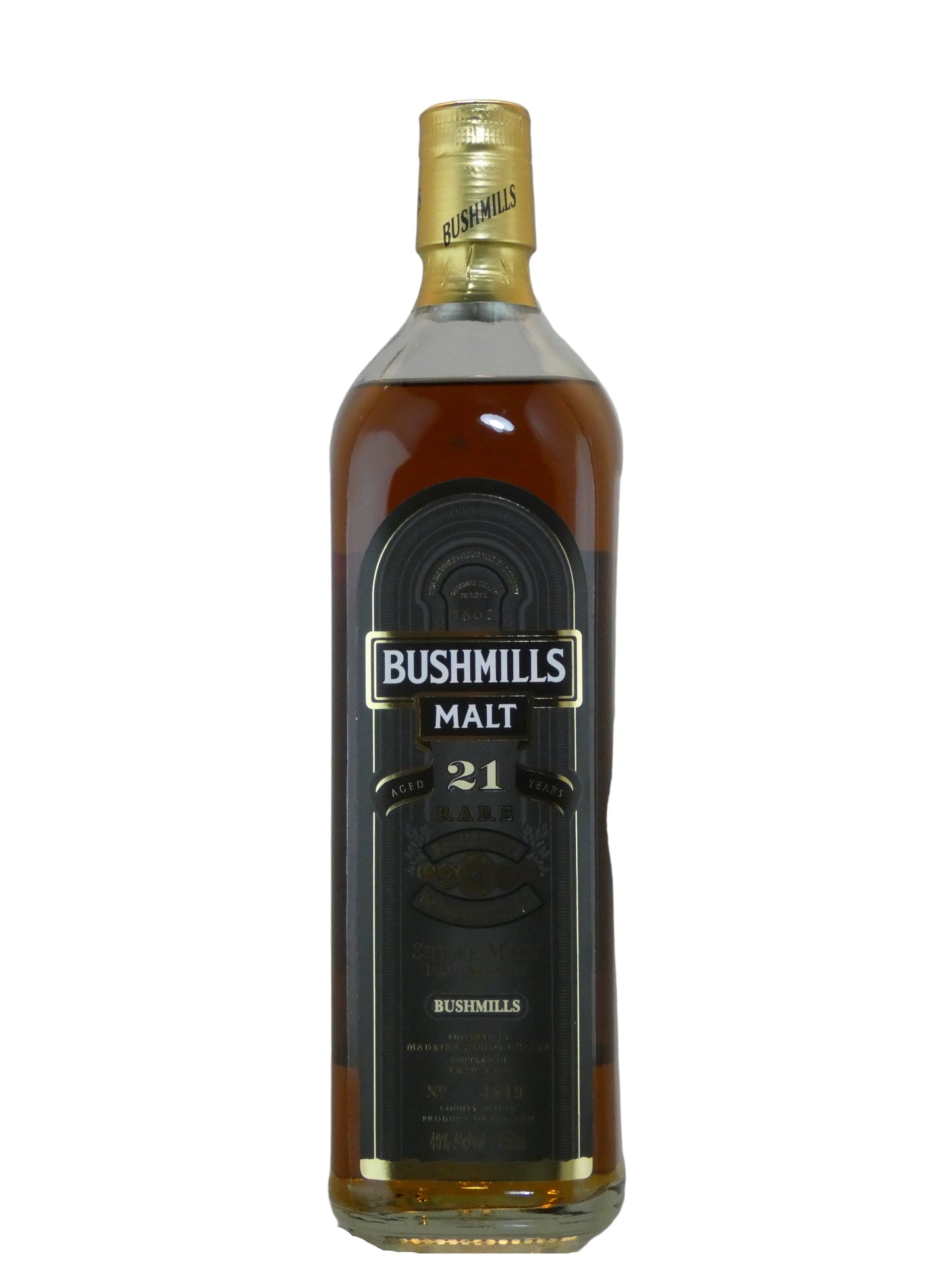 Bushmills 21 Year "Rare" Old Single Malt Irish Whiskey 2002 (750ml) (Pernod Richard)