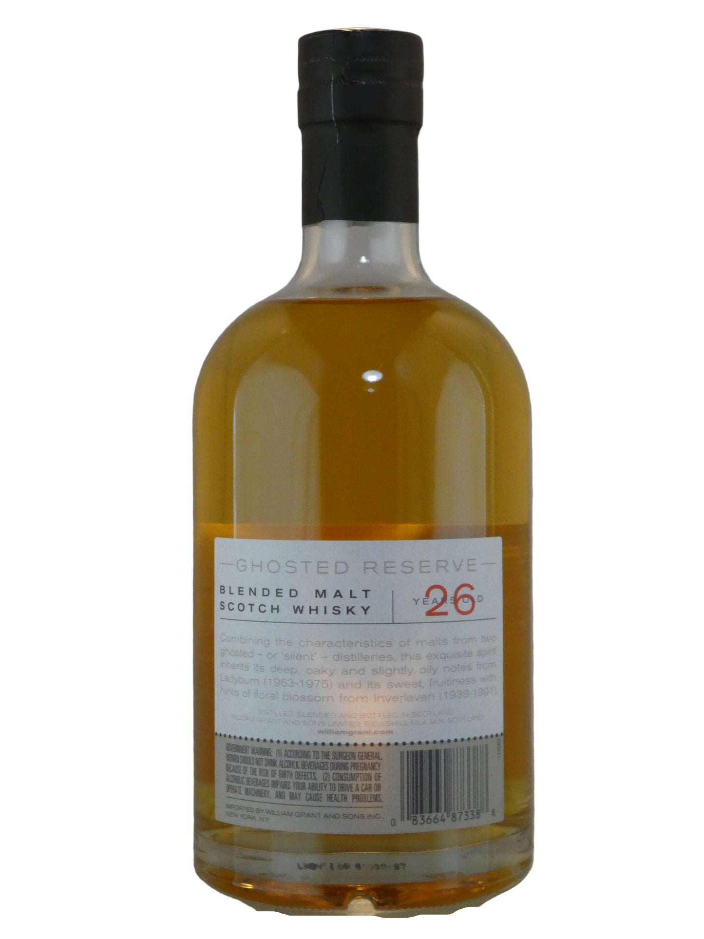 William Grant & Sons Rare Cask Reserves 'Ghosted Reserve' 26 Year Old Blended Malt Scotch Whisky (750ml)