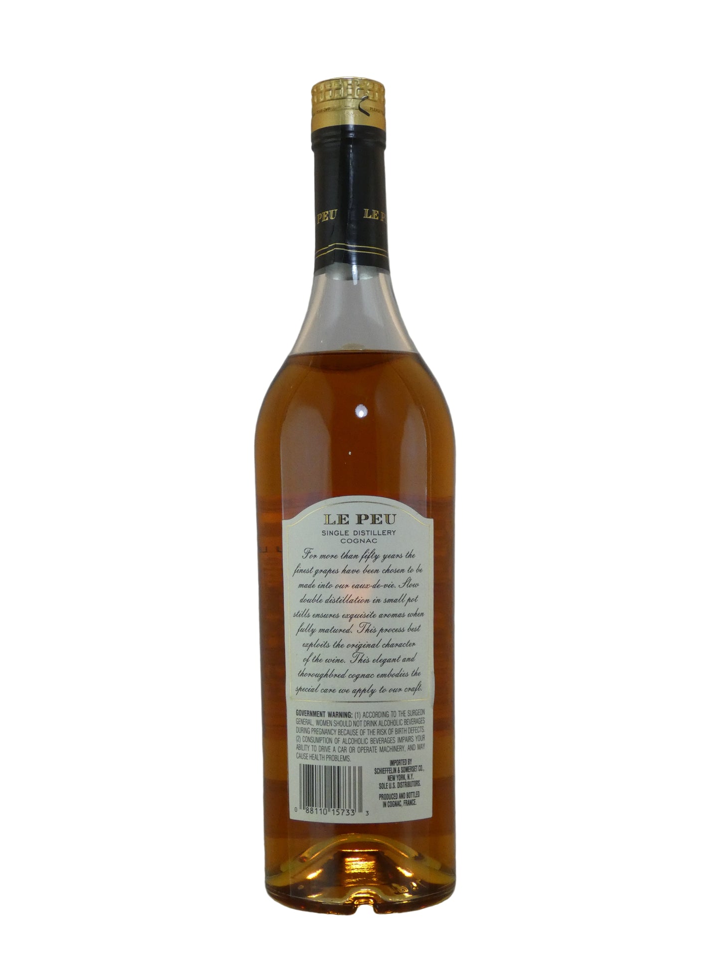 Le Peu Charente Single Distillery Cognac Selected By Hennessy Eaux De Vie No Tube (750ml)
