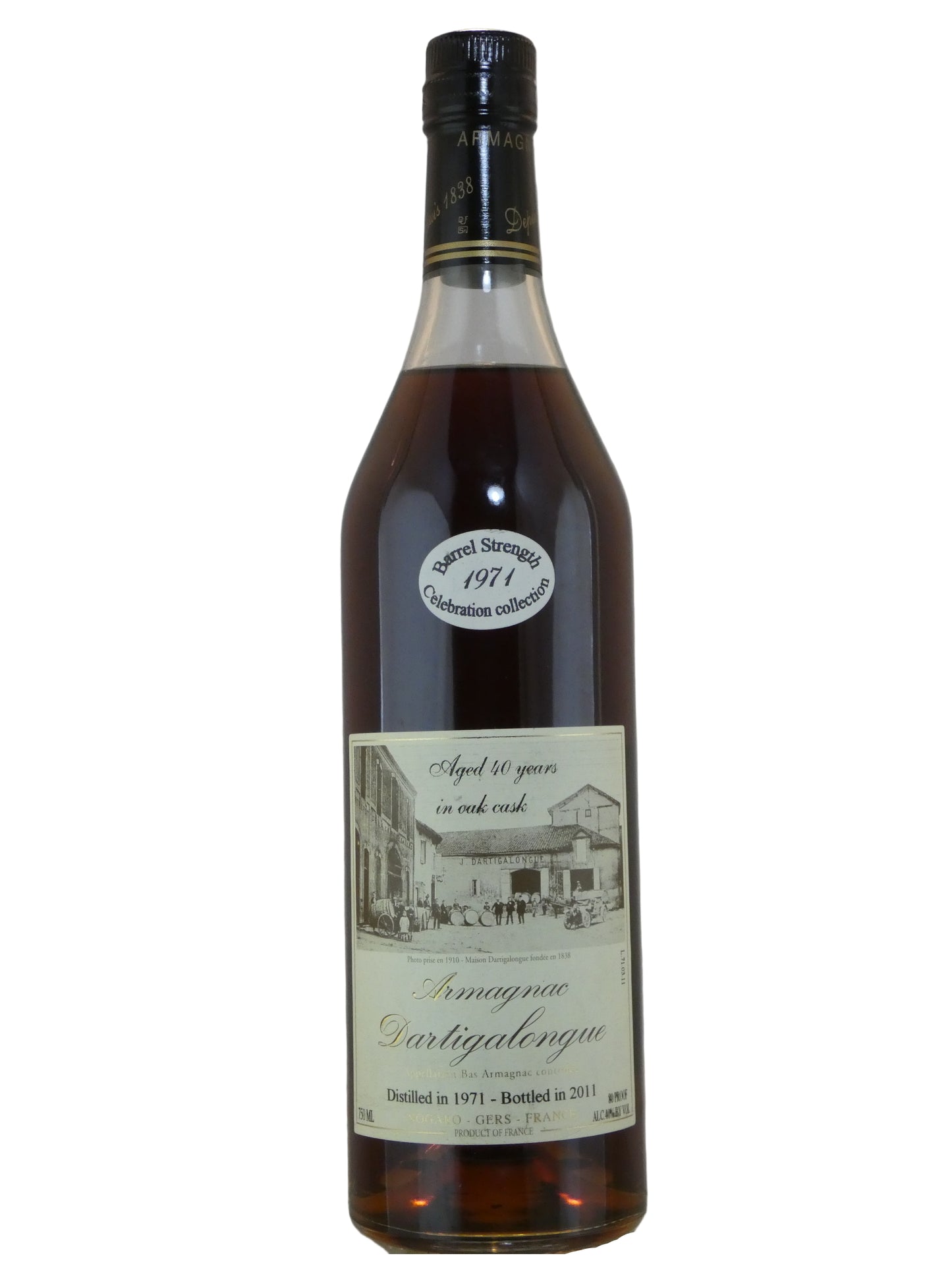 Dartigalongue Vintage Bas Armagnac- 1971 (Bottled in 2011) (750ml)