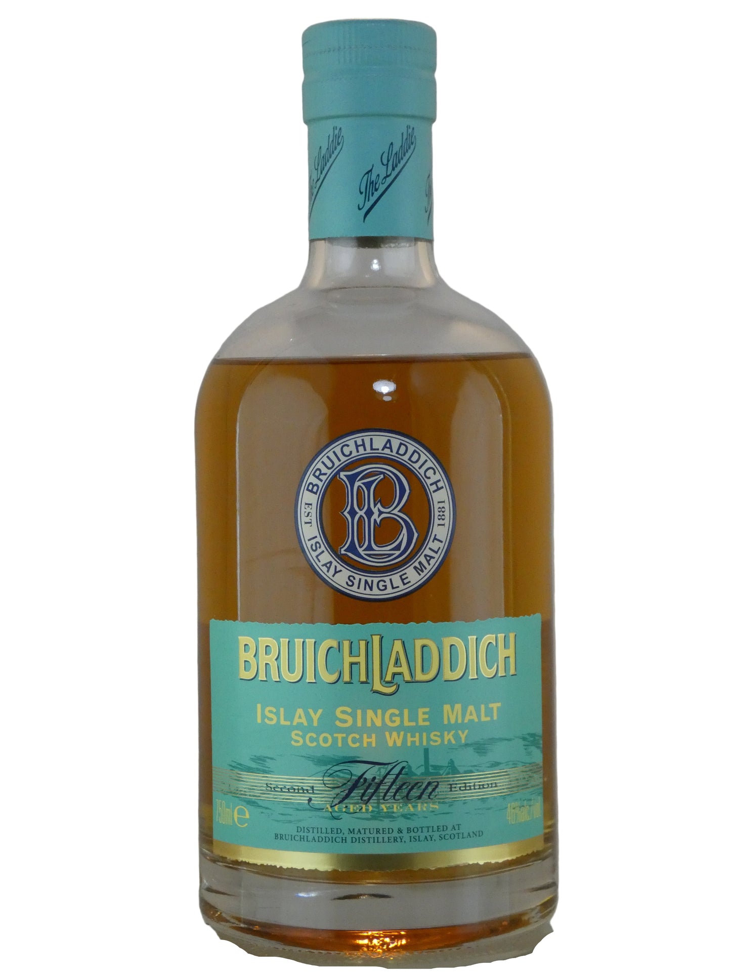 Bruichladdich Second Edition 15 Year Old Single Malt Scotch Whisky (750ml)
