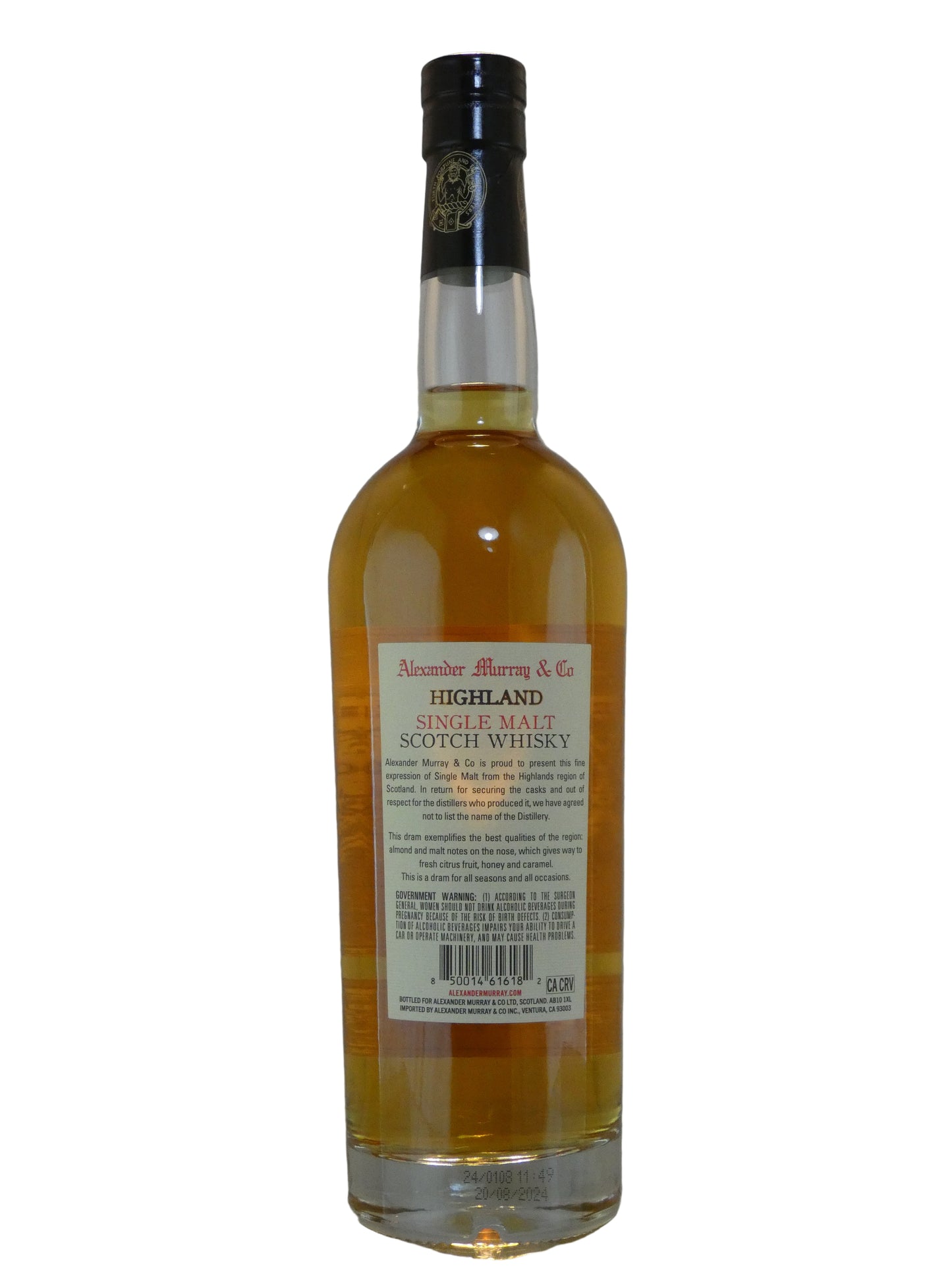 Alexander Murray Highland 12 Year Single Malt Scotch (750ml)