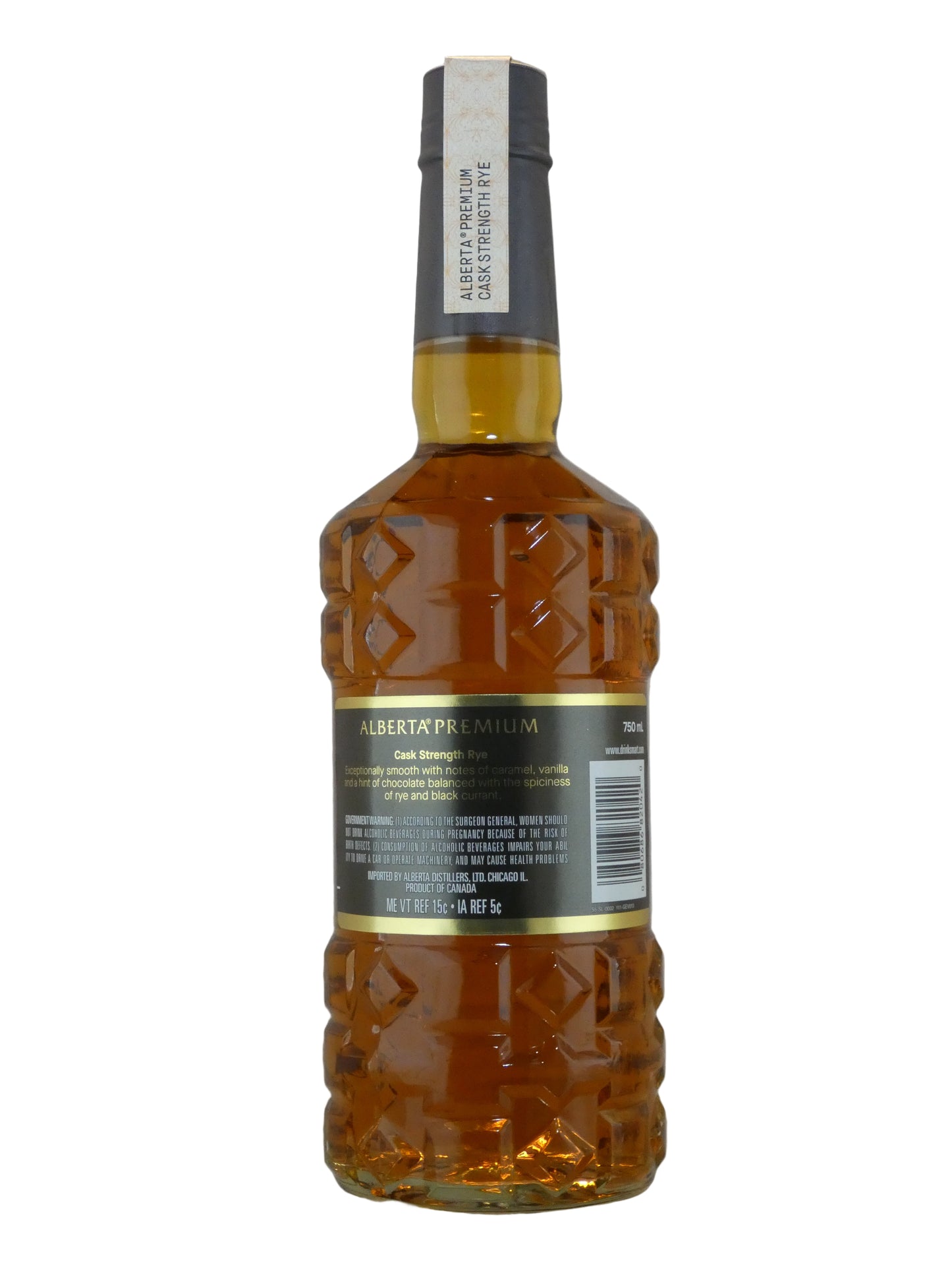 Alberta Premium Cask Strength Rye Whisky Limited Edition (750ml)