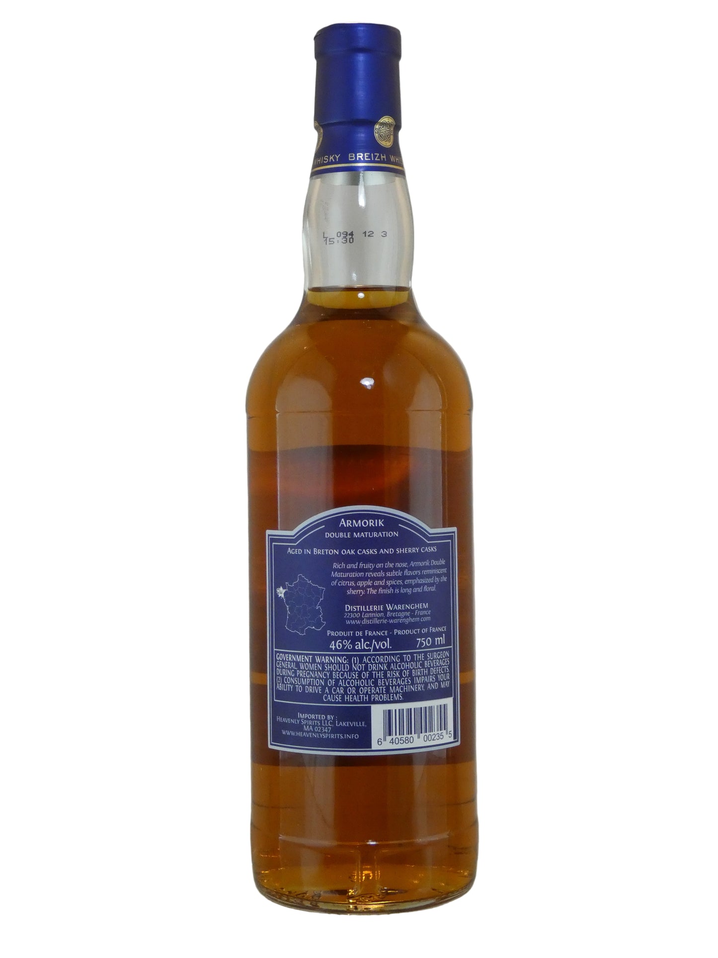 Armorik Double Maturation Single Malt Breton Whisky (750ml)