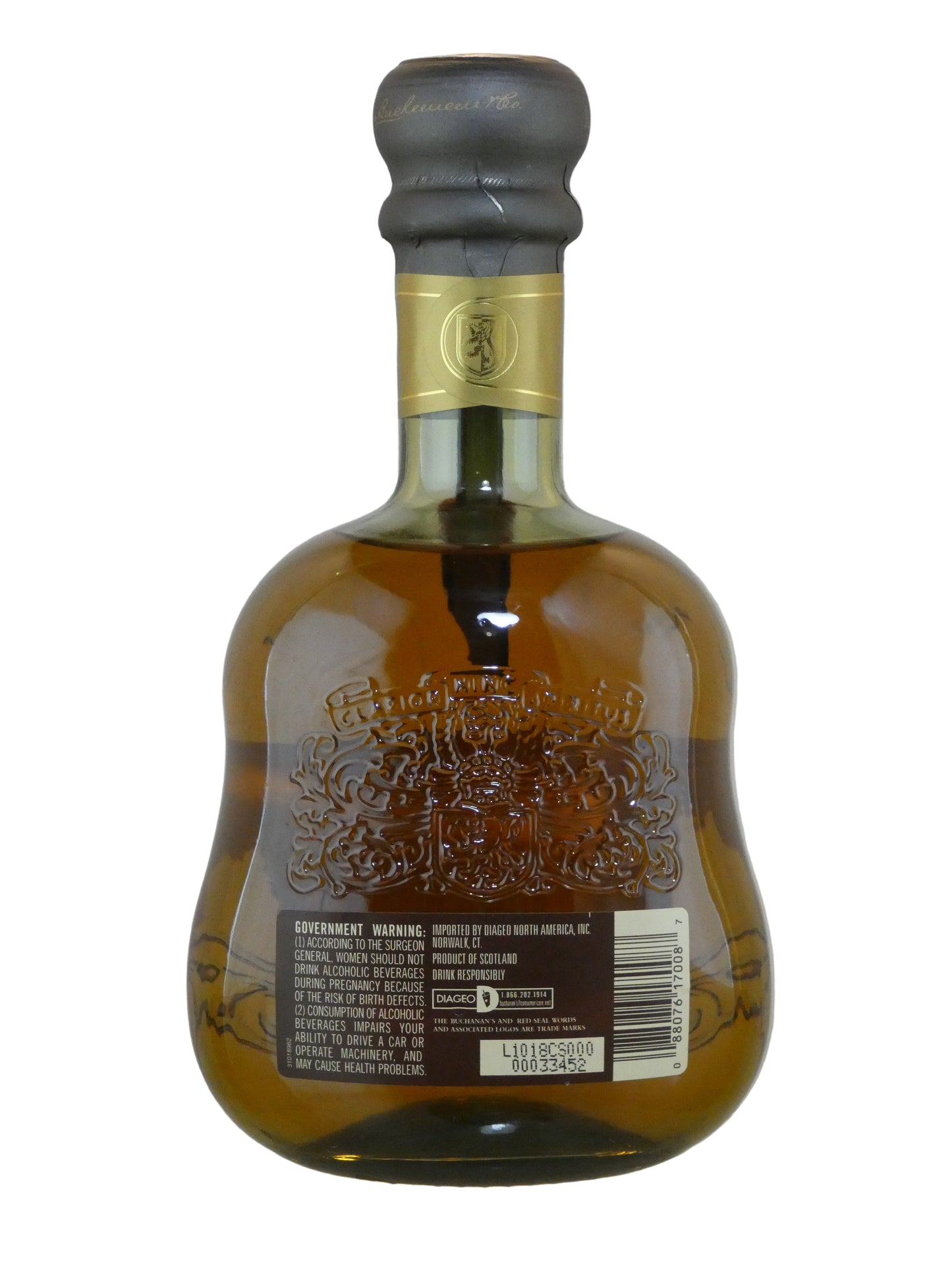 Buchanan's Red Seal Blended Scotch Whisky (Blend # mr7e05) (750ml)