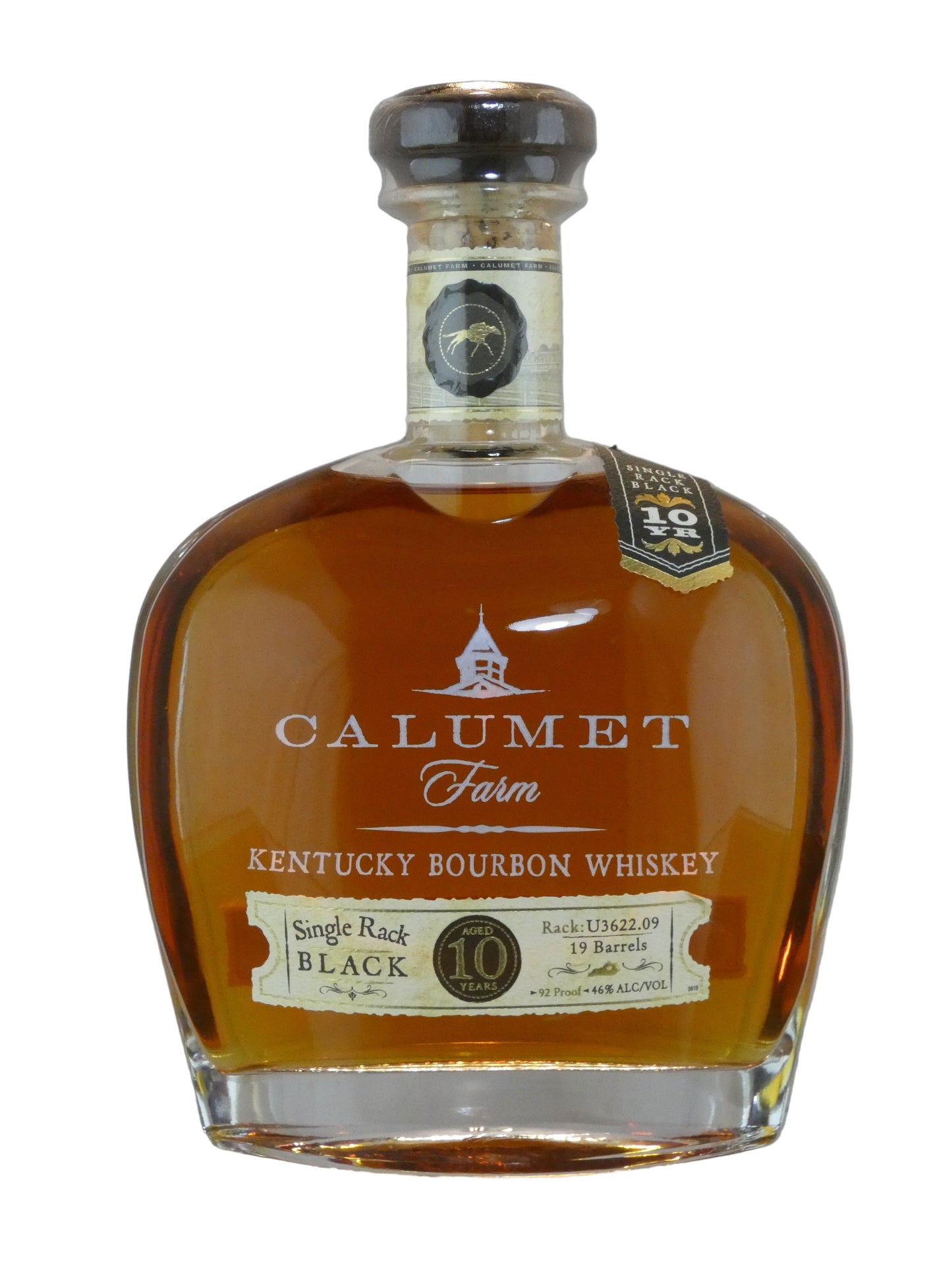 Calumet Farm 'Single Rack Black' 10-Year Old Kentucky Straight Bourbon Whiskey (750ml)