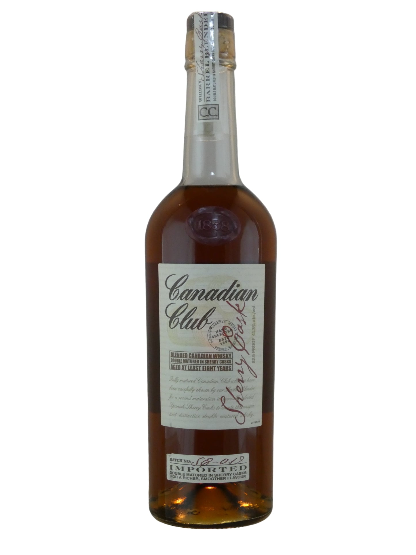 Canadian Club Sherry Cask Blended Canadian Whisky 8 Year (750ml) Hiram Walker