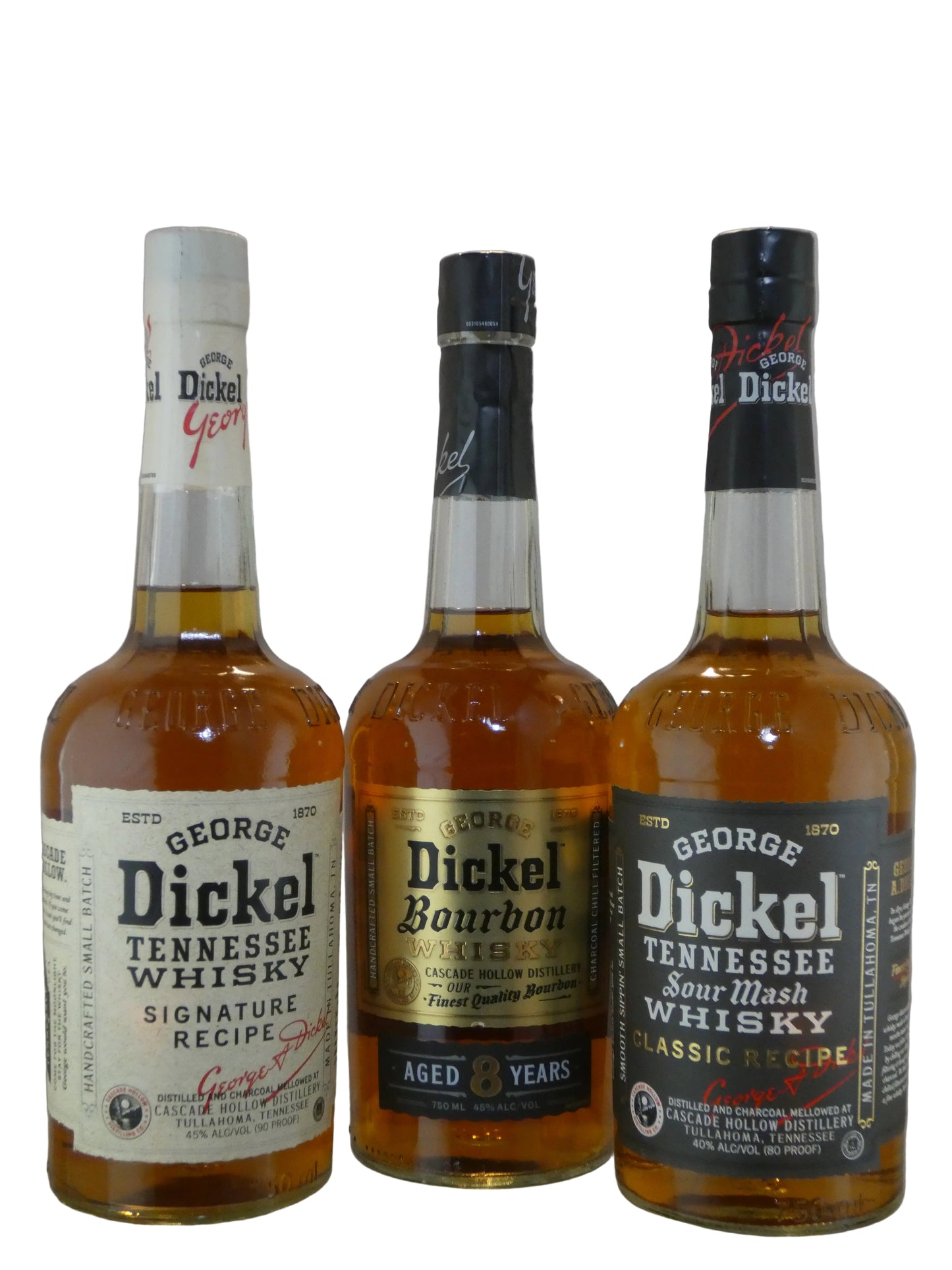 George Dickel 3 Bottle Bundle - (750ml)