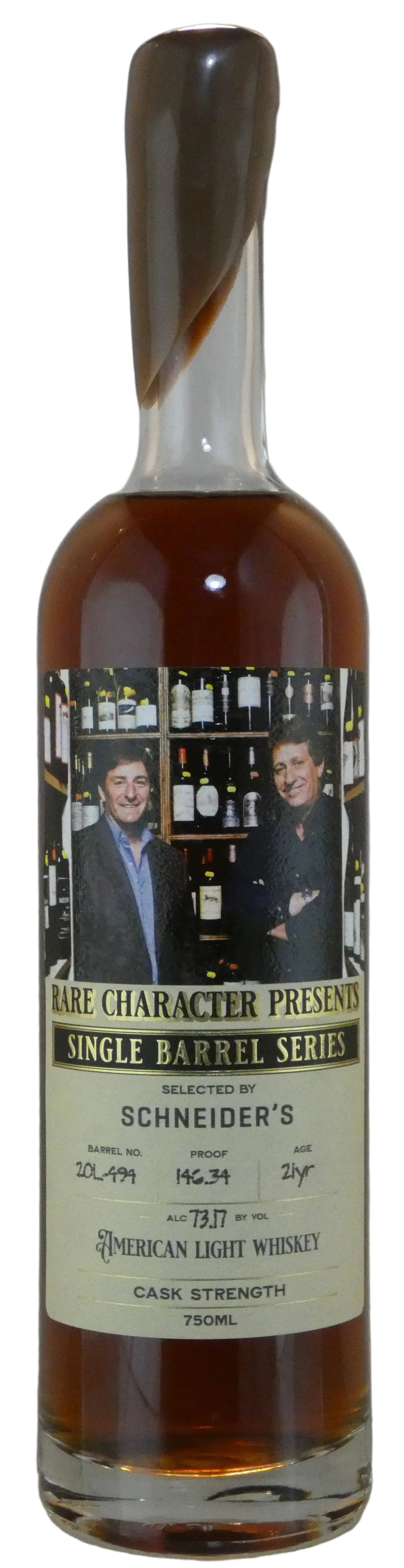Rare Character 21-Year Light Whiskey Schneider's Barrel 146.37 Proof (750ml)