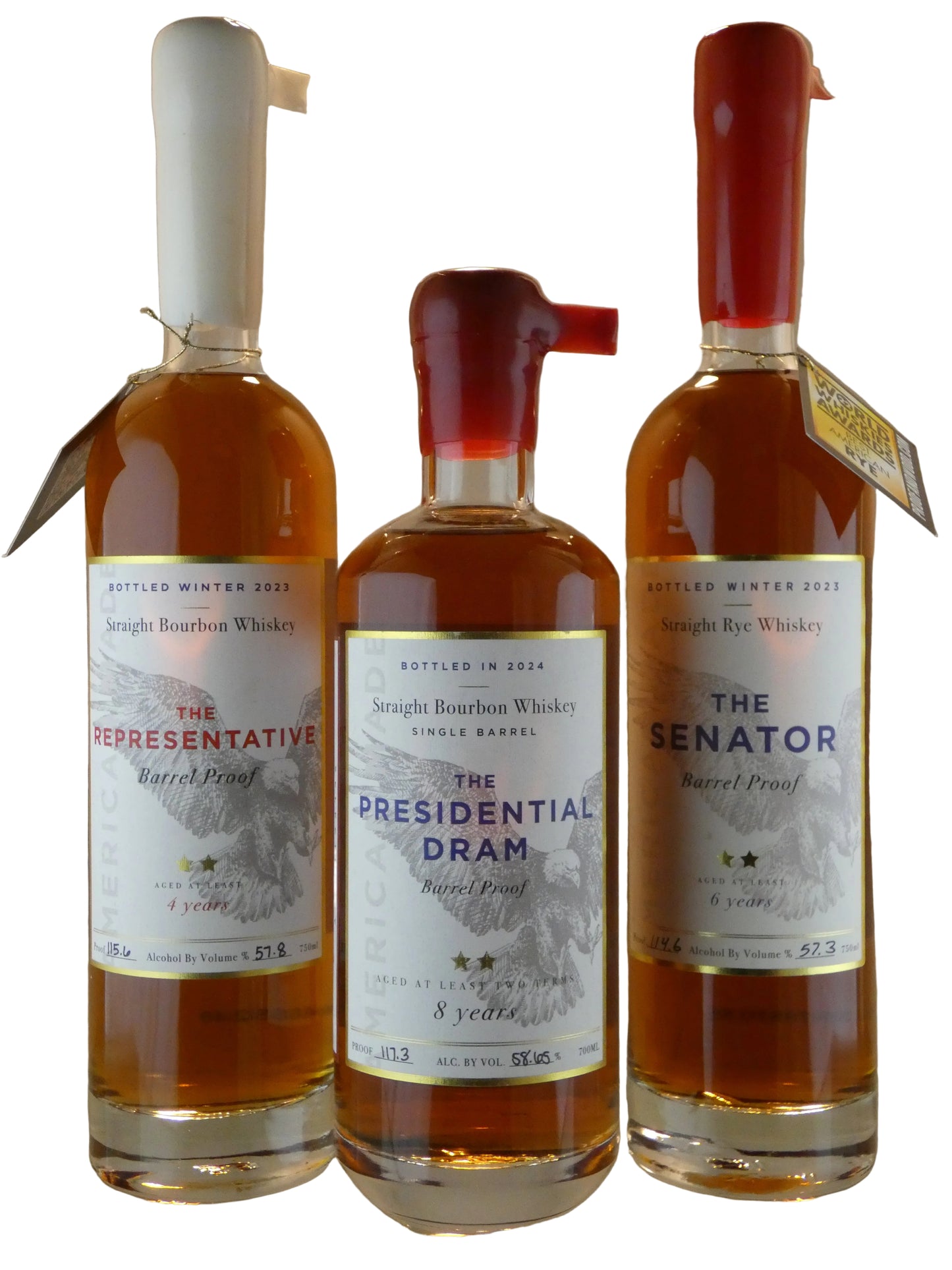 Proof & Wood “Vote” Whiskey Trio Pack (750ml)