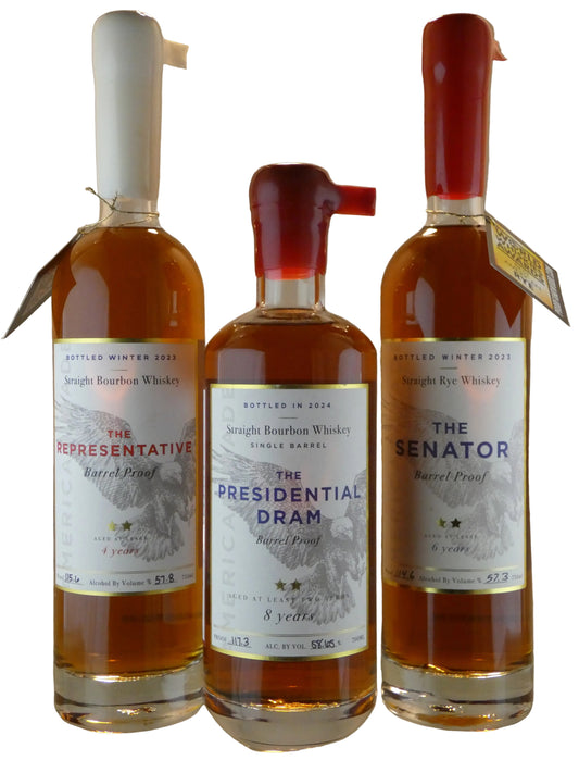 Proof & Wood “Vote” Whiskey Trio Pack (750ml)