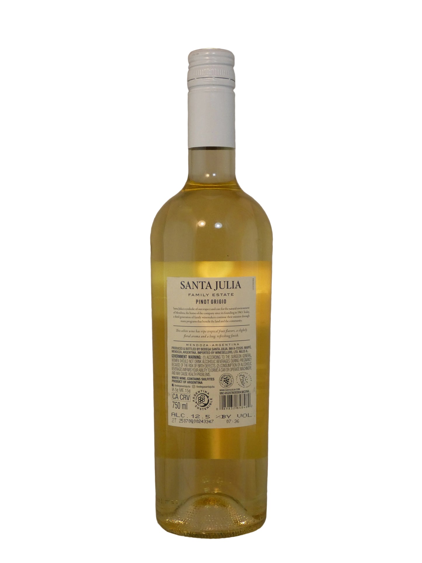 Santa Julia Estate Pinot Grigio  - 2025 (750ml)