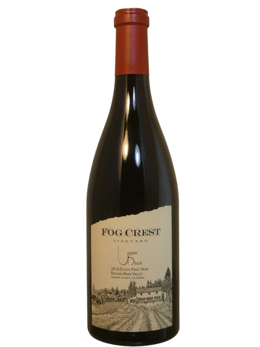 Fog Crest Vineyard Upper Block Estate Pinot Noir - 2018 (750ml)