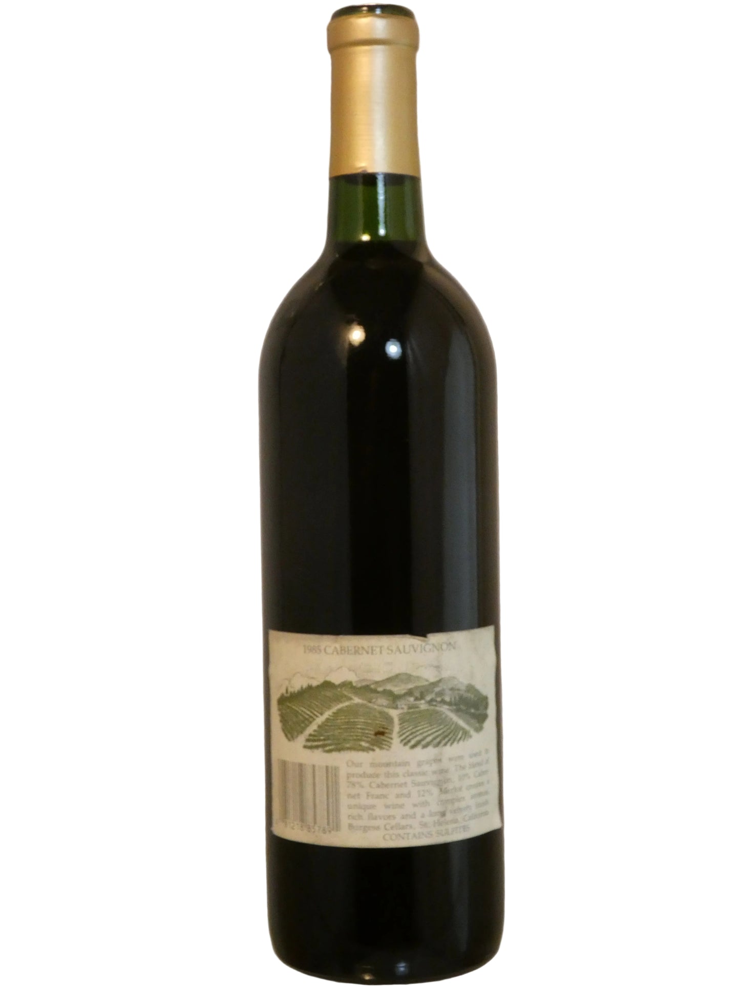 Burgess Napa Cabernet Sauvignon (Foil Cut Off)- 1985 (750ml)