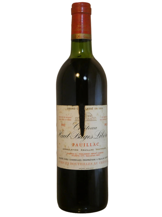 Chateau Haut-Bages Liberal (Stained Label)- 1982 (750ml)
