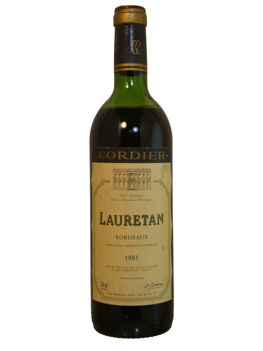 Chateau Lauretan Bordeaux (Mid Upper Shoulder) - 1983 (750ml)