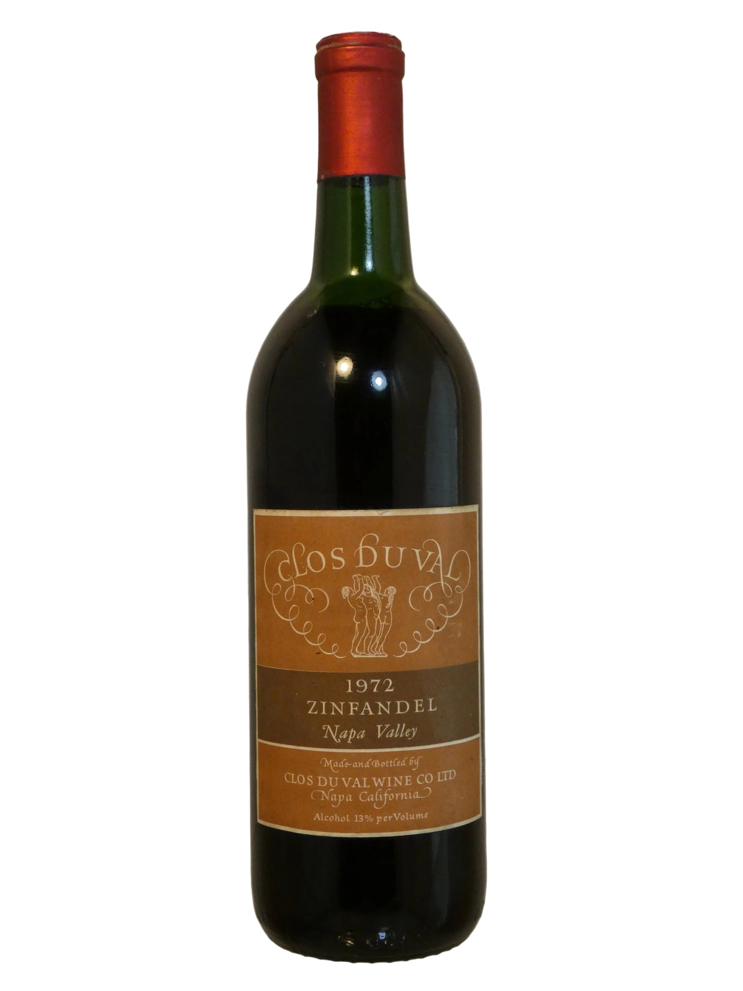 Clos Du Val Zinfandel (Very Top Shoulder Fill) - 1972 (750ml)