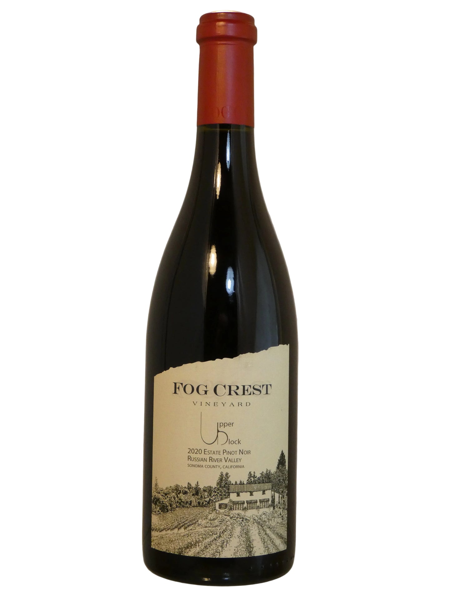 Fog Crest Vineyard Upper Block Estate Pinot Noir - 2020 (750ml)