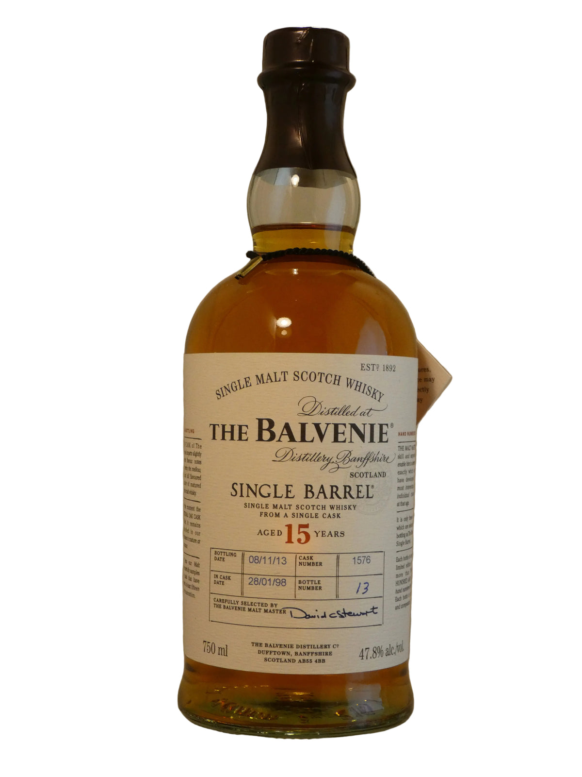 The Balvenie Single Barrel - 15 Year - Traditional Oak Cask - bottled 2013 (750ml)