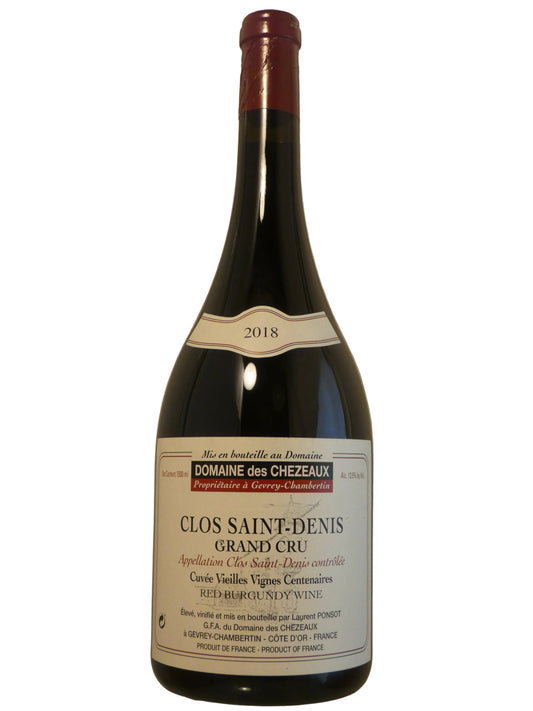 Domaine des Chezeaux Clos St. Denis VV  (Ponsot) - 2018 (1.5L)